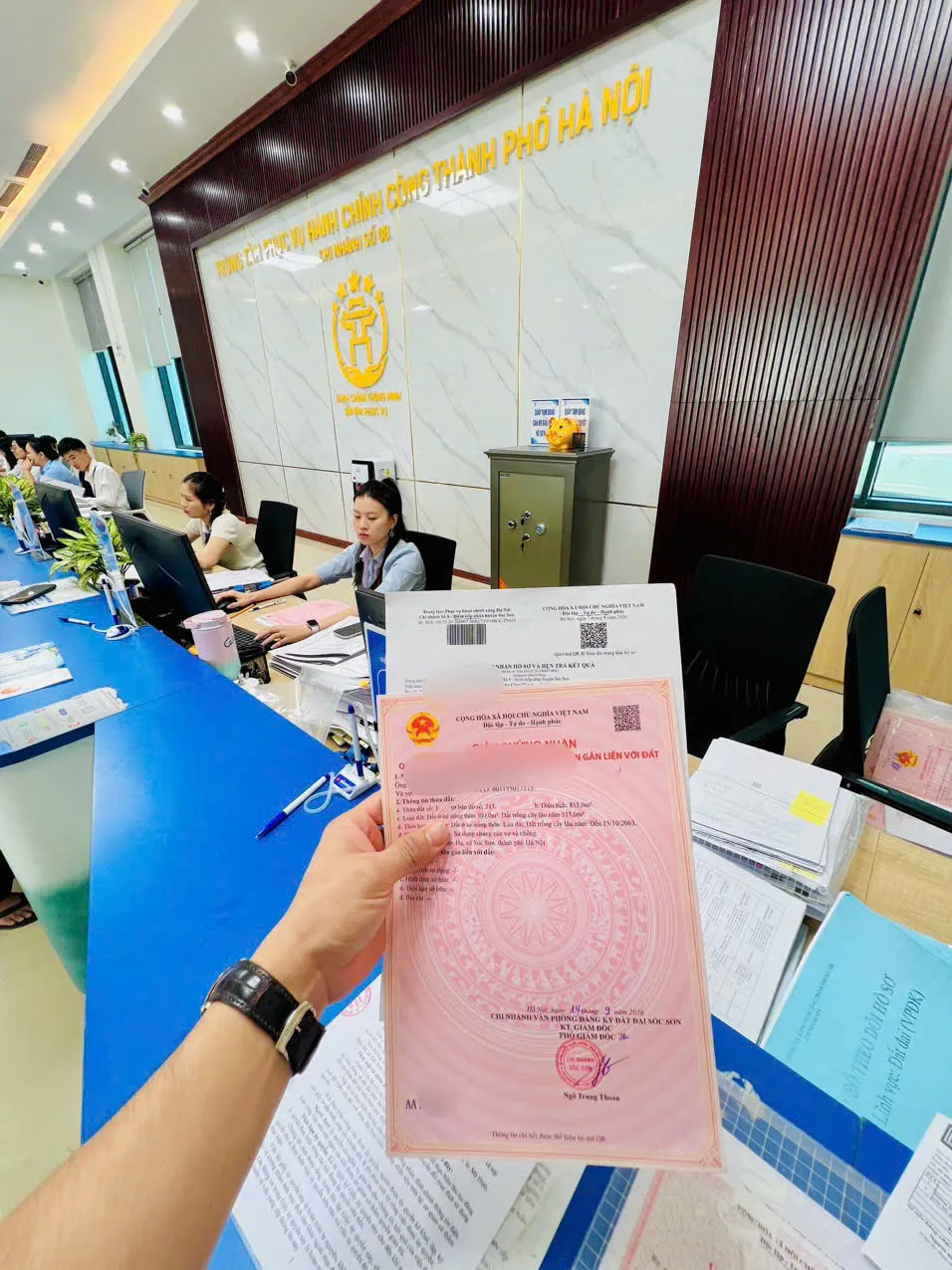 Dịch vụ sang tên sổ đỏ Sóc Sơn