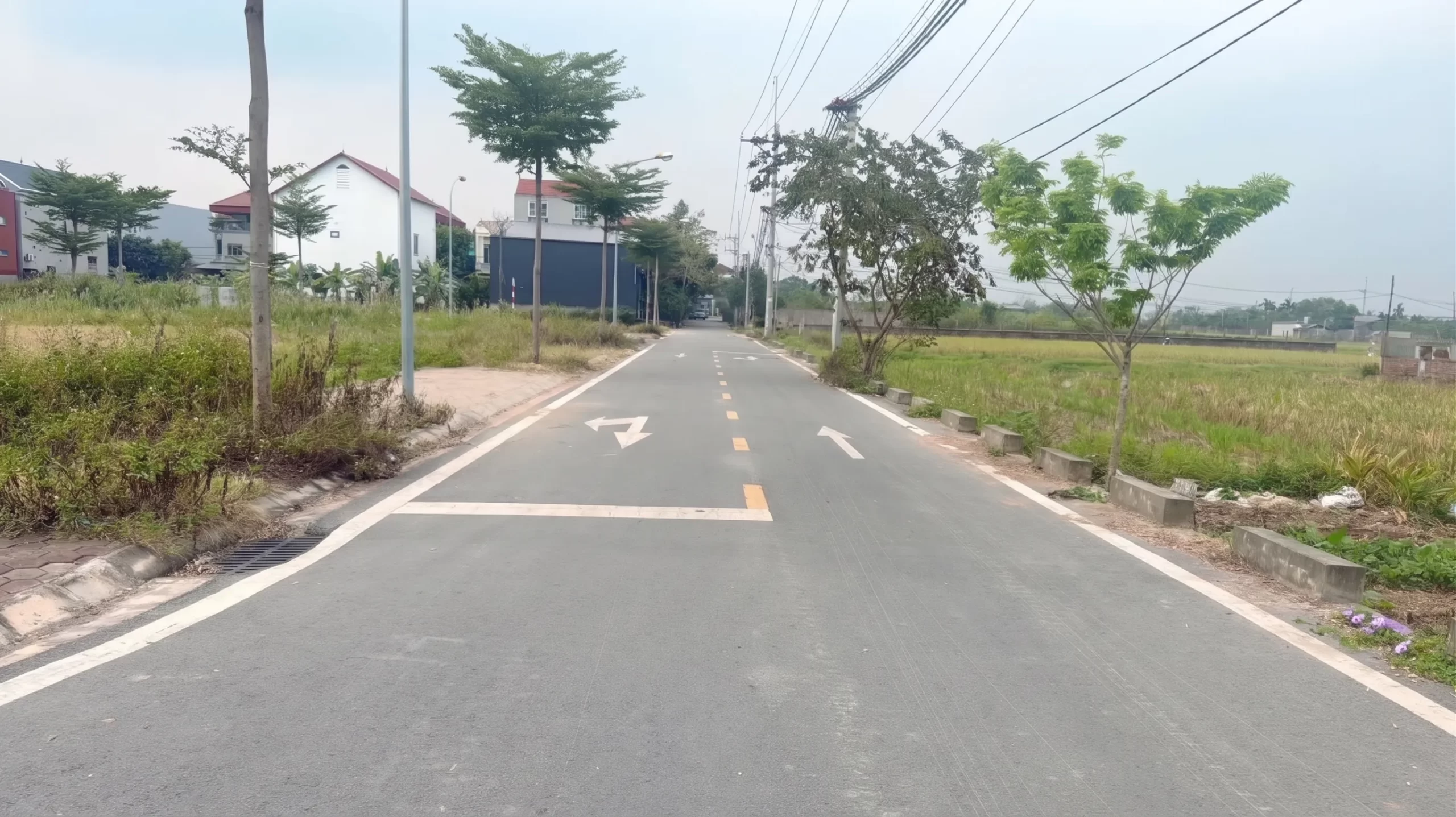 ảnh thực tế đất đấu giá Thanh Nhàn, xã Nội Bài